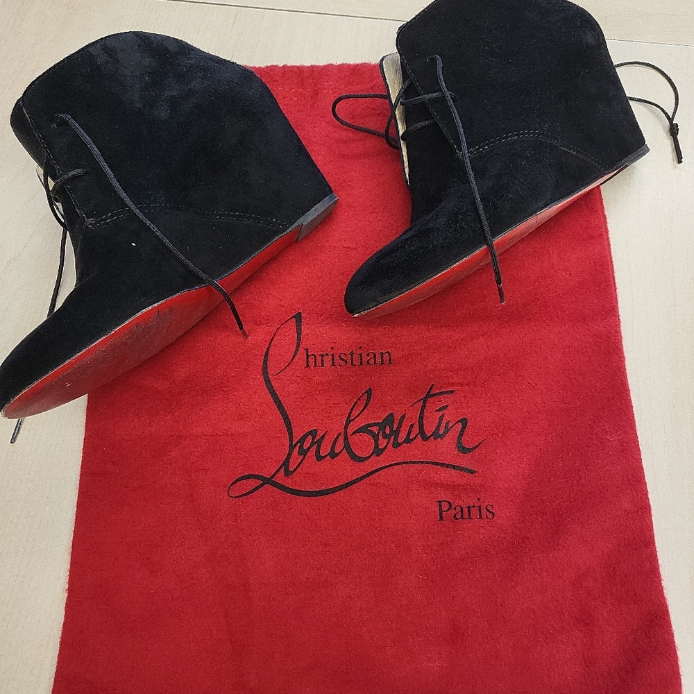 Authentic Christian Louboutin Wedges Size 37.5